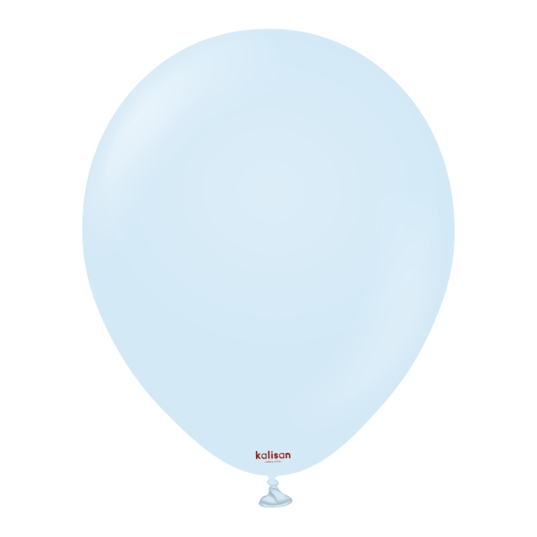 Macaron Baby Blue 18″ Latex Balloon by Kalisan from Instaballoons