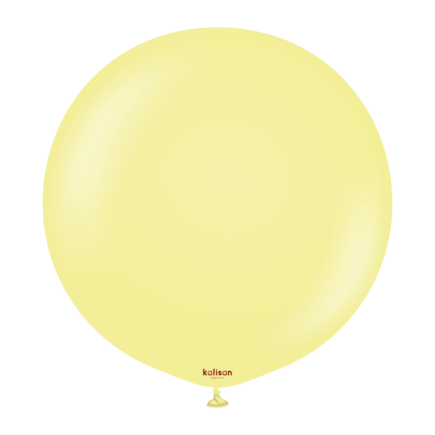 Macaron Yellow 5″ Latex Balloons by Kalisan from Instaballoons