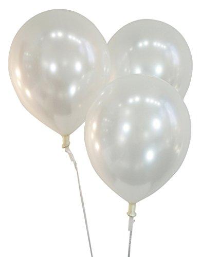 Magic Touch Latex Pearlized White 12″ Latex Balloons (144 count)