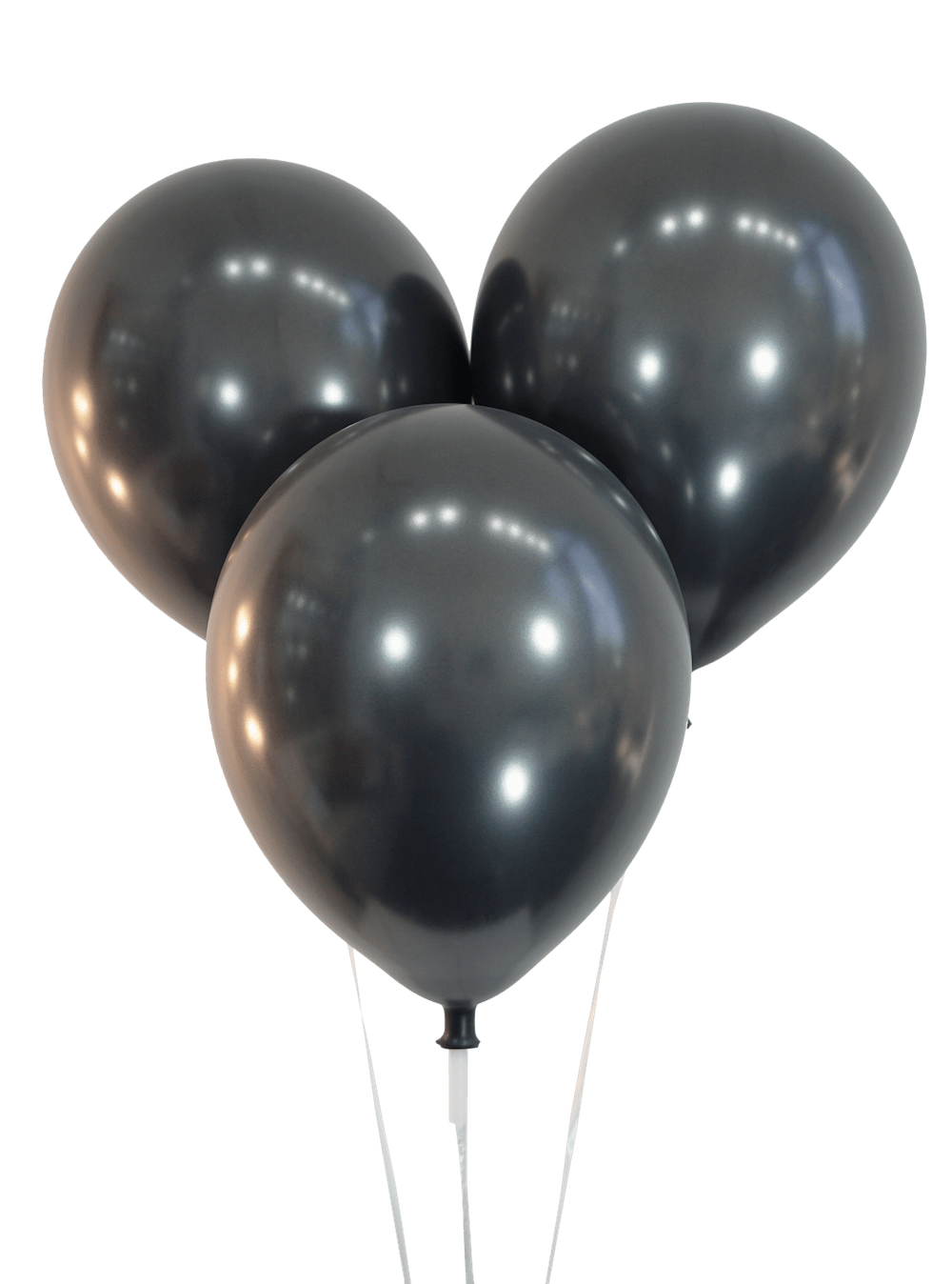 Metallic Black 12″ Latex Balloons (144)