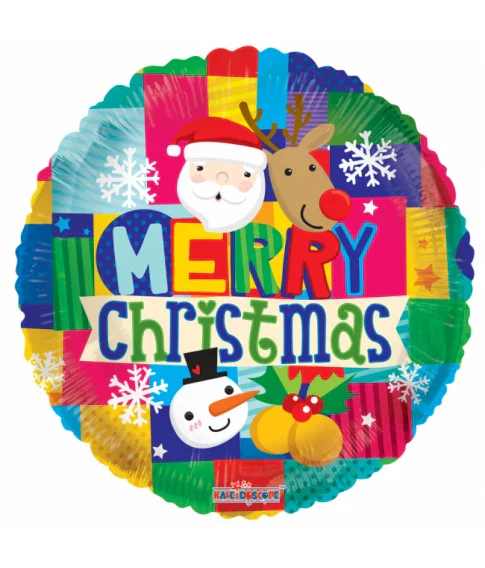 Merry Christmas 18″ Foil Balloon by Convergram from Instaballoons