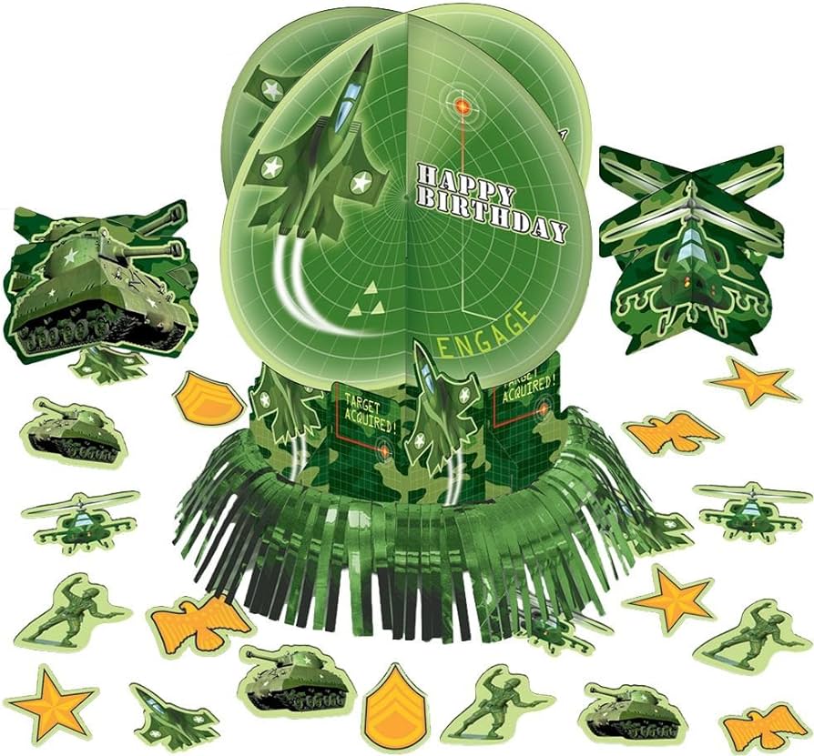 Military Camouflage Table Decorating Kit - Amscan