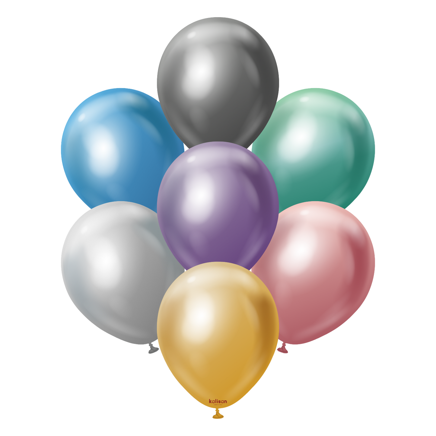 Mirror Assortment 18″ Latex Balloons by Kalisan from Instaballoons