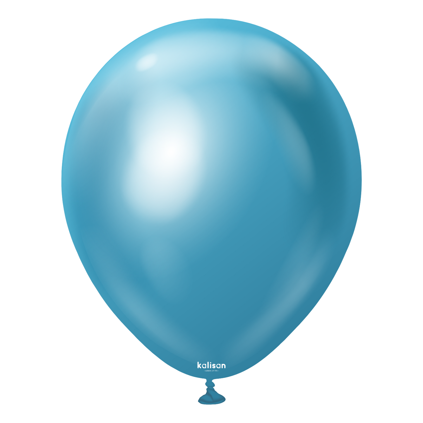 Mirror Blue 18″ Latex Balloons by Kalisan from Instaballoons