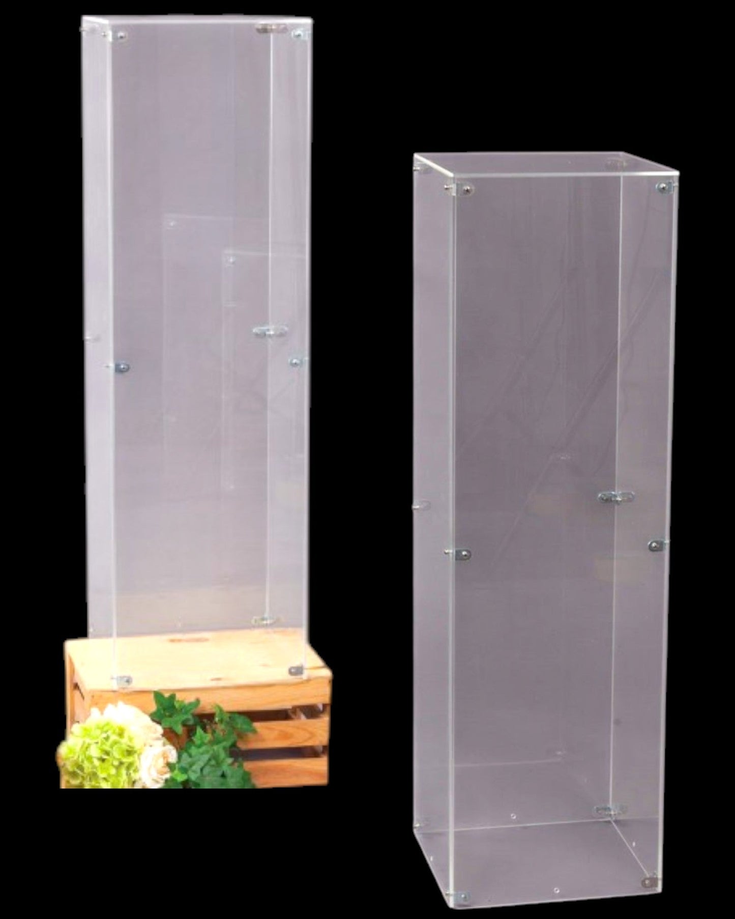 40" Acrylic Pedestal Stand - Natural Star Inc
