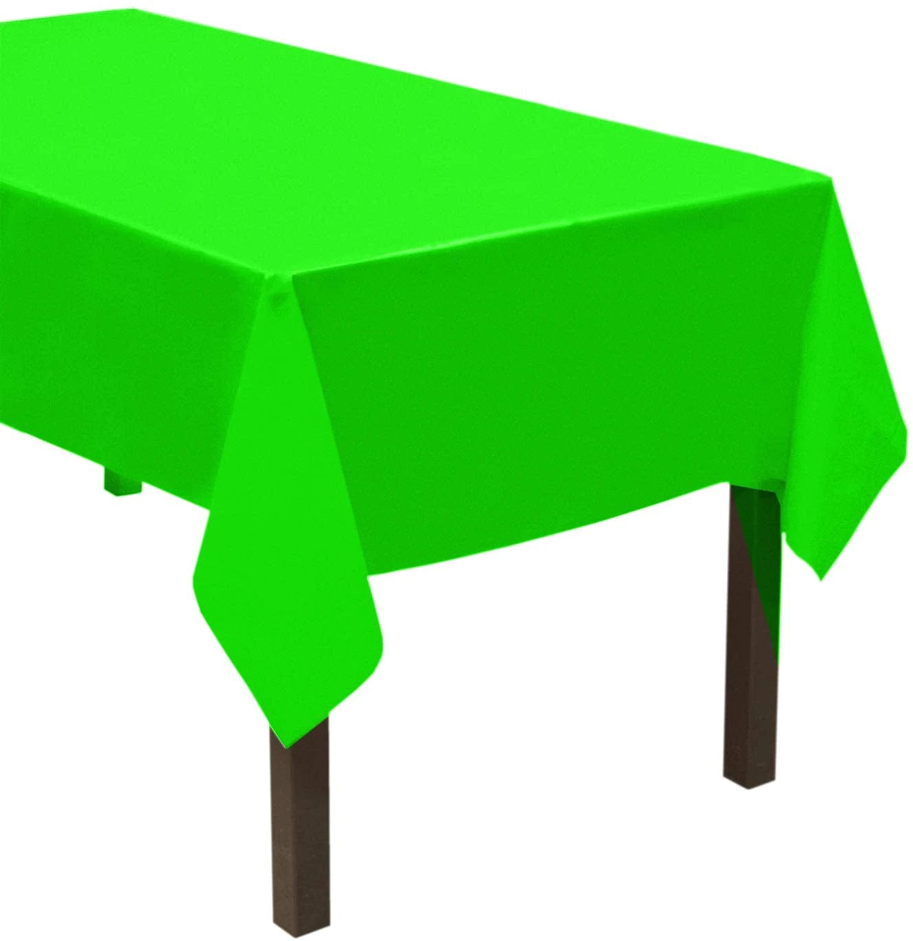 Natural Star Party Supplies Apple Green Table Cover Heavy Duty Rectanglar 54″ x 108″