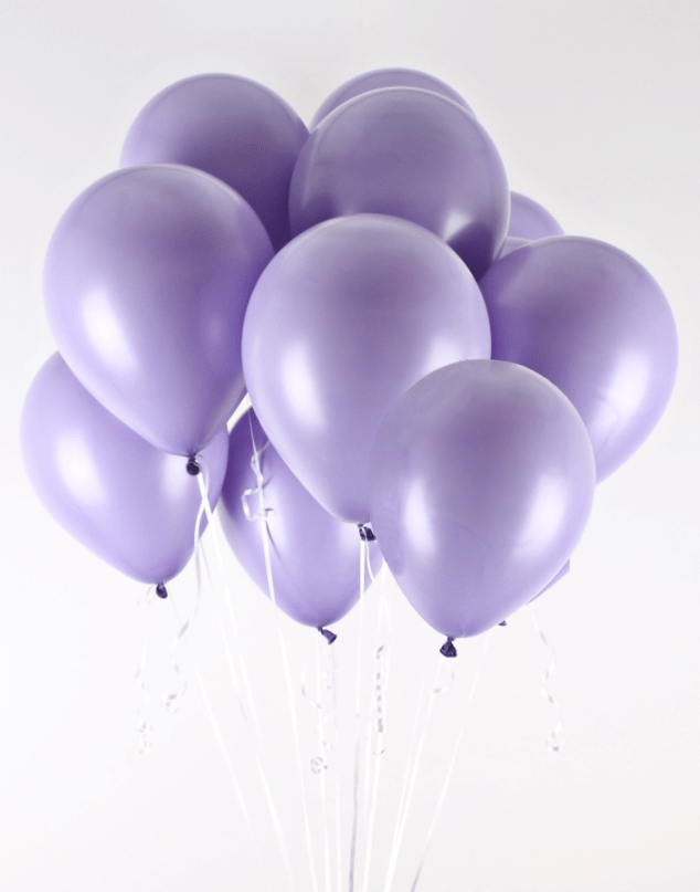 Neo Loons Latex Lilac 12″ Latex Balloons (100 count)