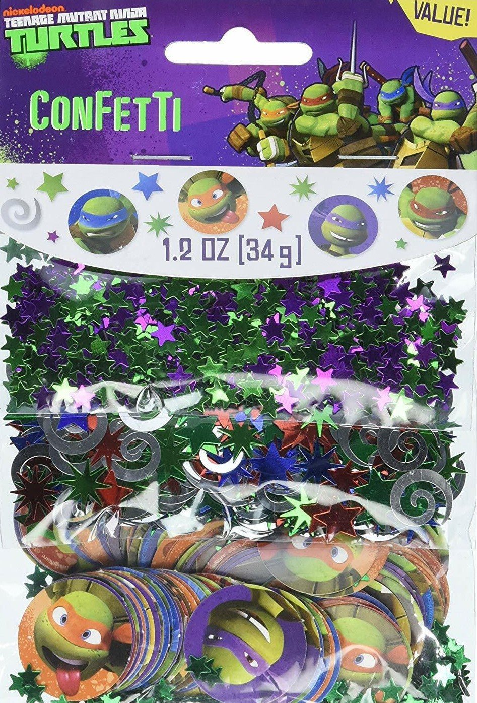 Confetti - Ninja Turtles - Amscan