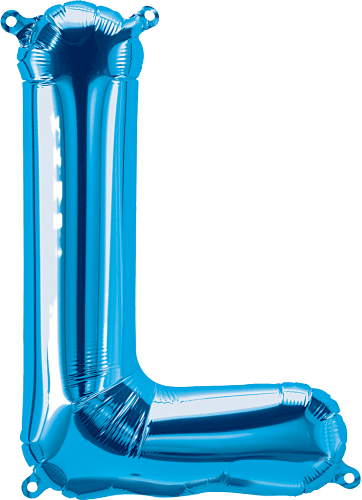Blue Letter L 16" Balloon