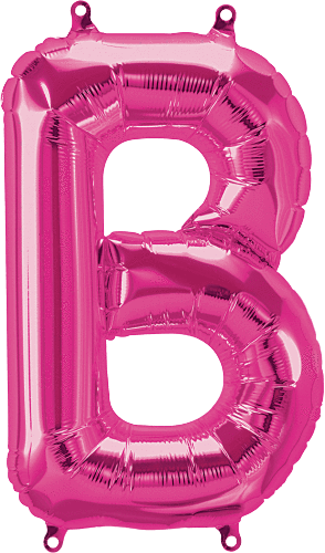 Northstar Mylar & Foil Magenta Letter B 16" Balloon