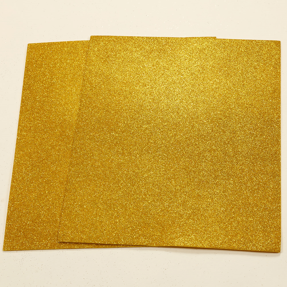NST Party Supplies Gold Foam Sheet Metallic 13x18 (10 count)