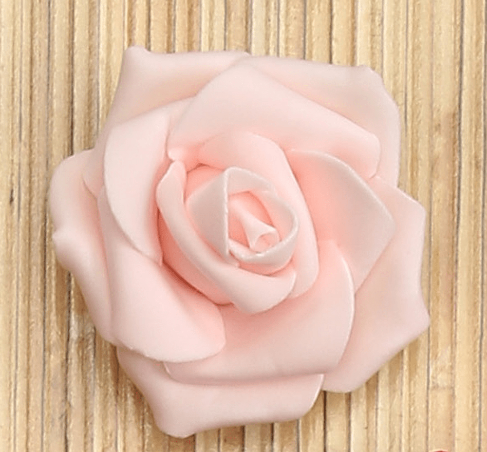 NST Party Supplies Pink Rose Single 2.75″ (12 count)