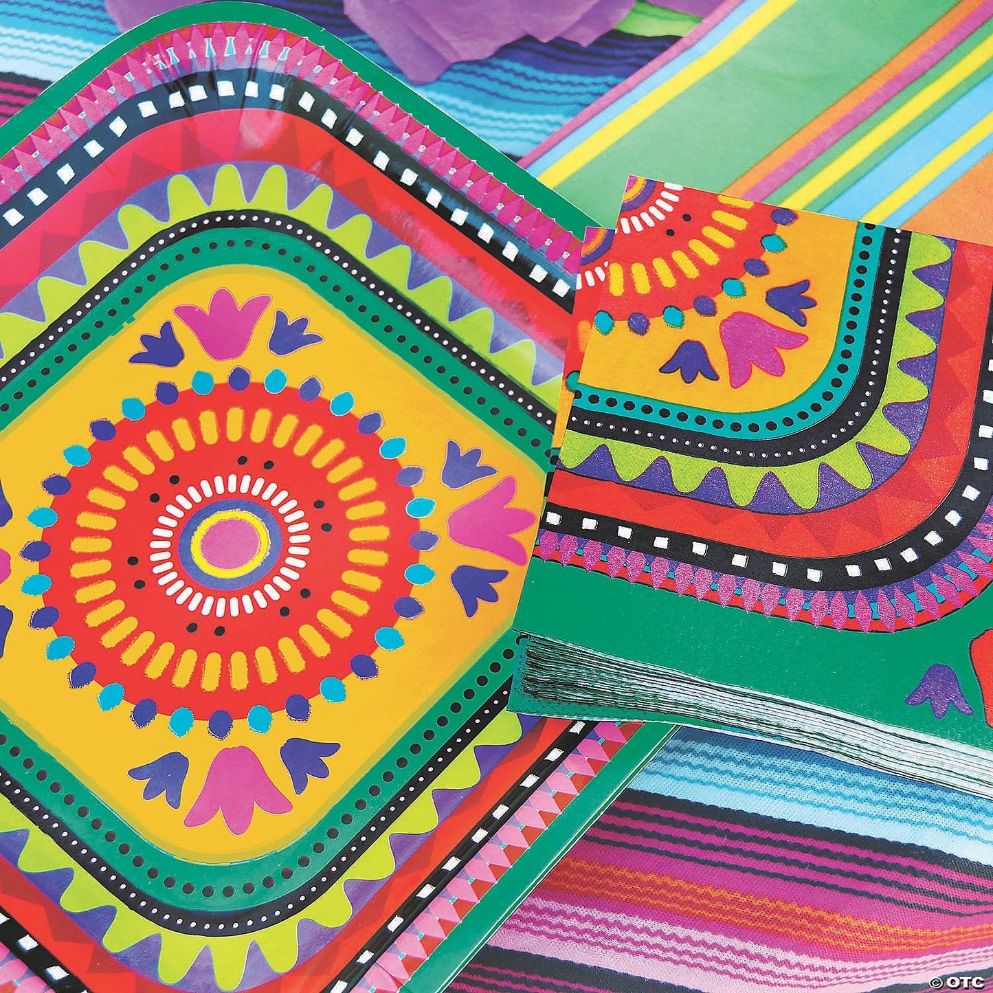 Paper Fiesta Lunch Napkins by Fun Express from Instaballoons