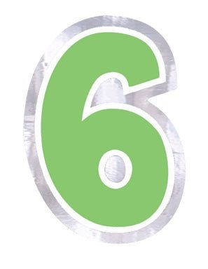 PERSONALIZED NUMBER '6' 48PKG - Anagram
