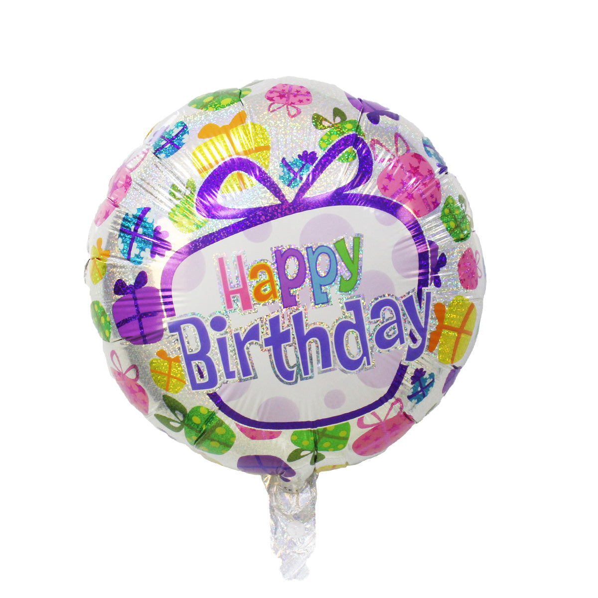 Purple 18in HBD Gift -20ct 18″ by SoNice from Instaballoons