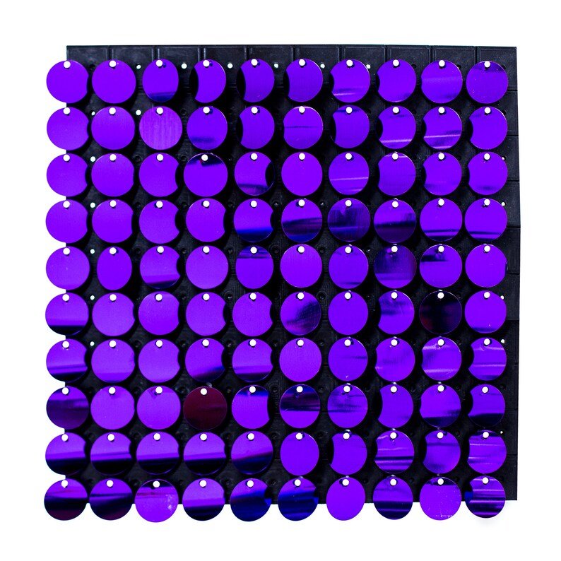 Shimmer Wall - Purple Round - Portofino
