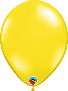 Qualatex Latex Citrine Yellow 11″ Latex Balloons (100)