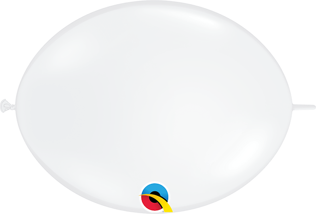 Qualatex Latex Diamond Clear 06" QuickLink® Balloons (50 count)