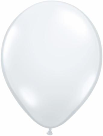 Qualatex Latex Diamond Clear 11″ Latex Balloons (100)