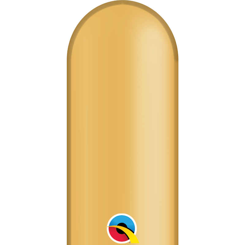Qualatex Latex Gold 350Q Latex Balloons (100 count)