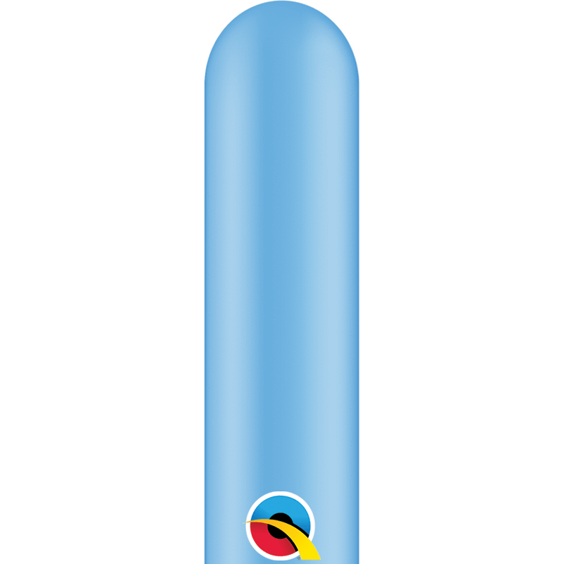 Qualatex Latex Neon Blue 260Q Latex Balloons (100)