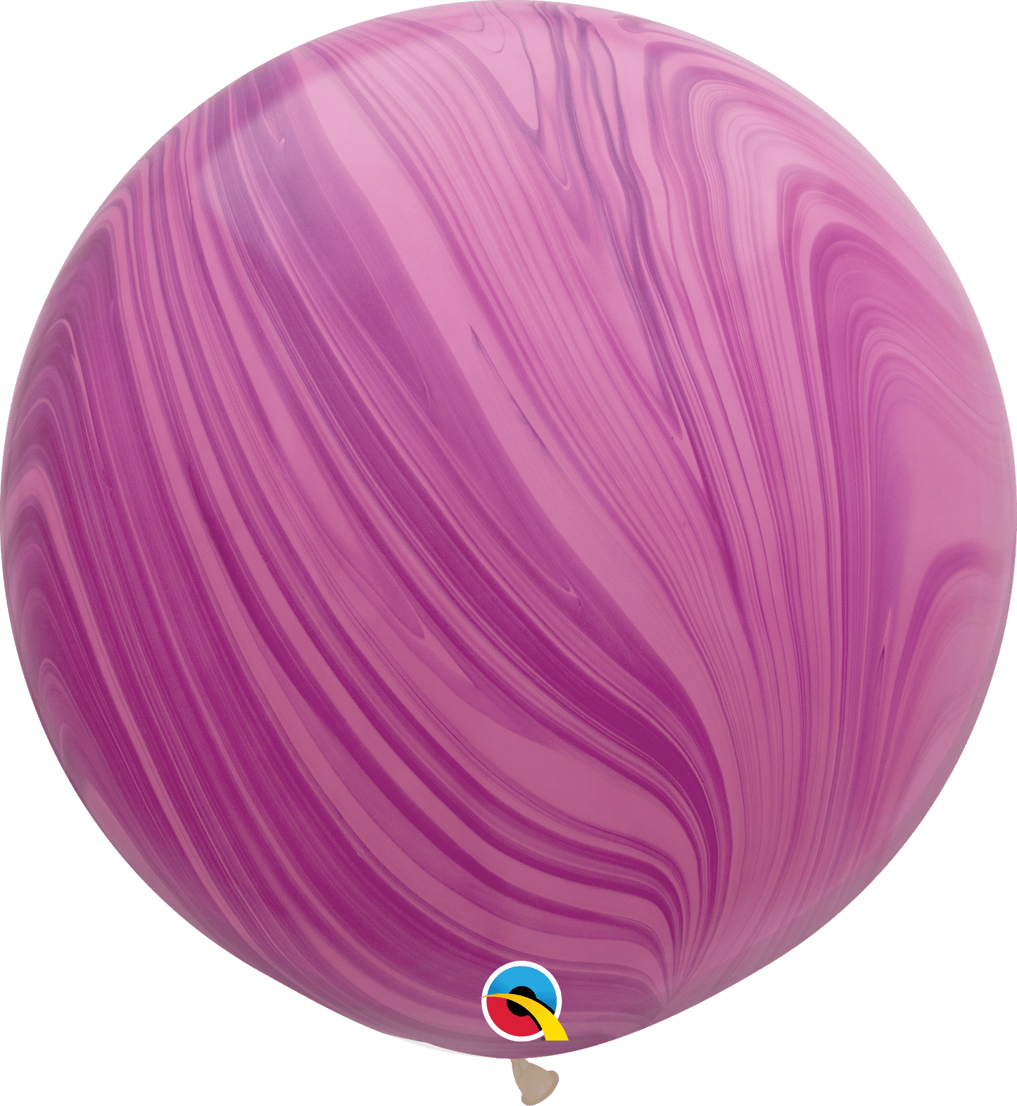 Qualatex Latex Pink & Violet SuperAgate 30″ Latex Balloons (2 count)
