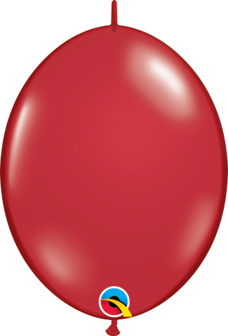 Ruby Red 12″ QuickLink Latex Balloons (50)
