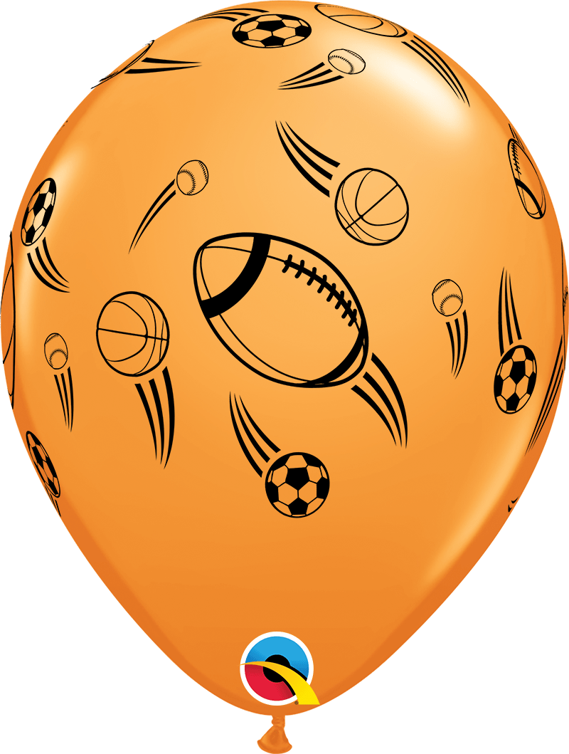 Qualatex Latex Sports Balls 11″ Latex Balloons (50)