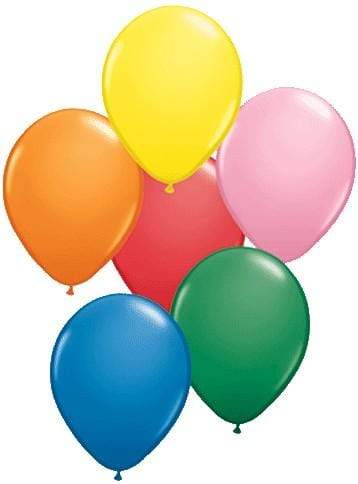 Qualatex Latex Standard Assortment 5″ Latex Balloons (100 count)