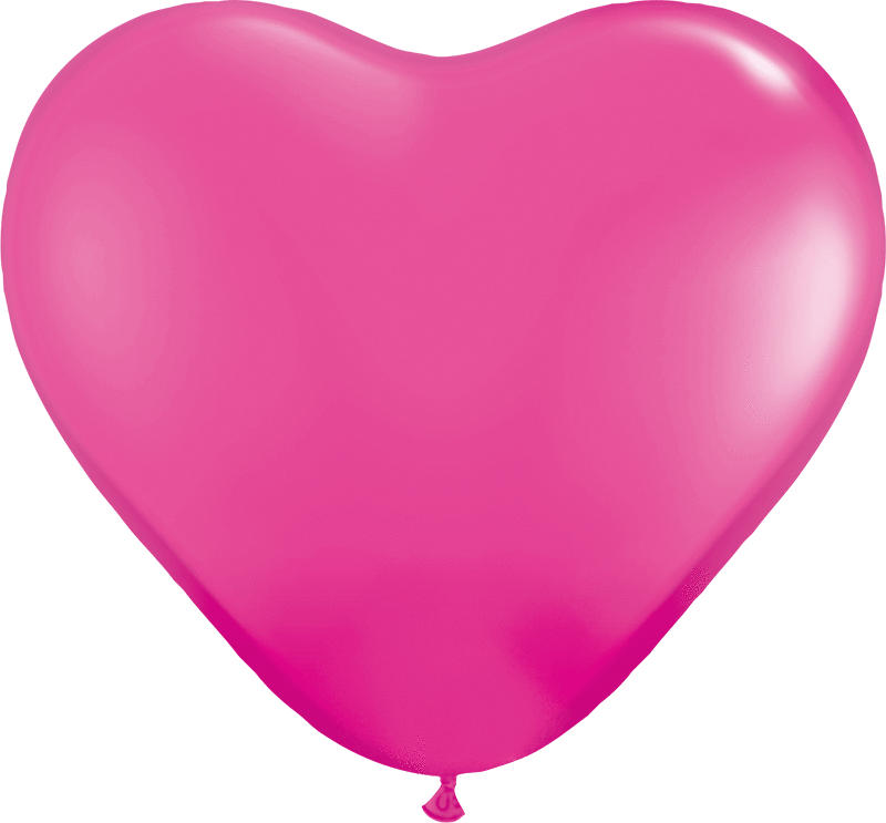 Wild Berry 11″ Heart Latex Balloons (100)
