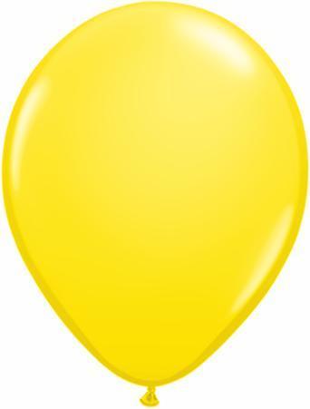 Qualatex Latex Yellow 5″ Latex Balloons (100)