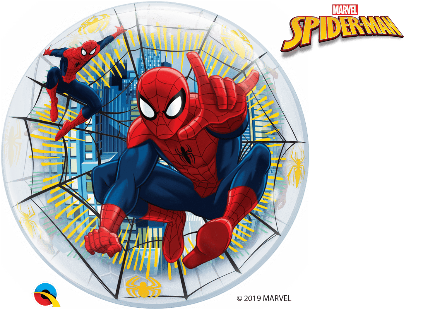 Qualatex Mylar & Foil 22" MARVEL'S Ultimate Spider-Man Bubble Balloon