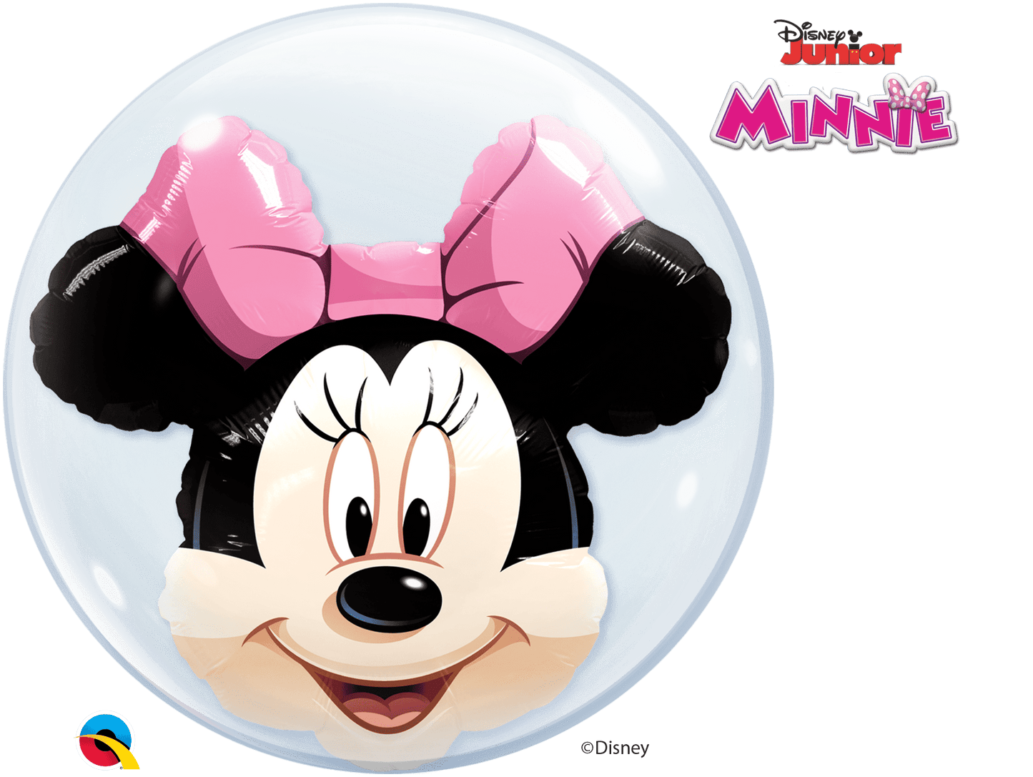 Qualatex Mylar & Foil 24" Disney Minnie Mouse Bubble Balloon
