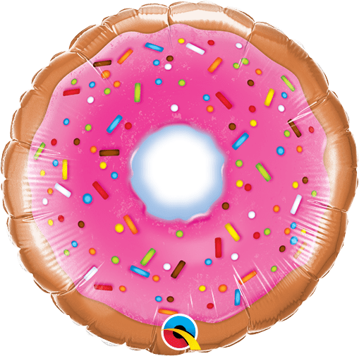 Qualatex Mylar & Foil Donut 9″ Balloon