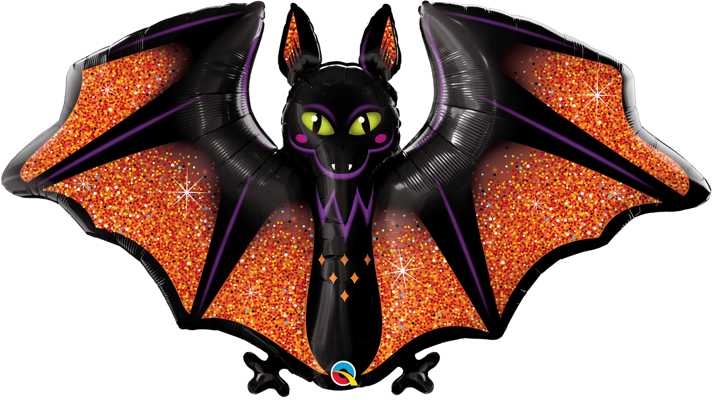 Qualatex Mylar & Foil Glitzy & Glam Bat 50″ Balloon