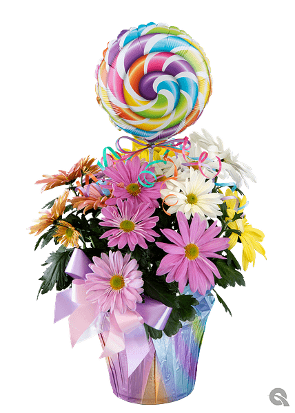Qualatex Mylar & Foil Lollipop 9″ Balloon (requires heat-sealing)