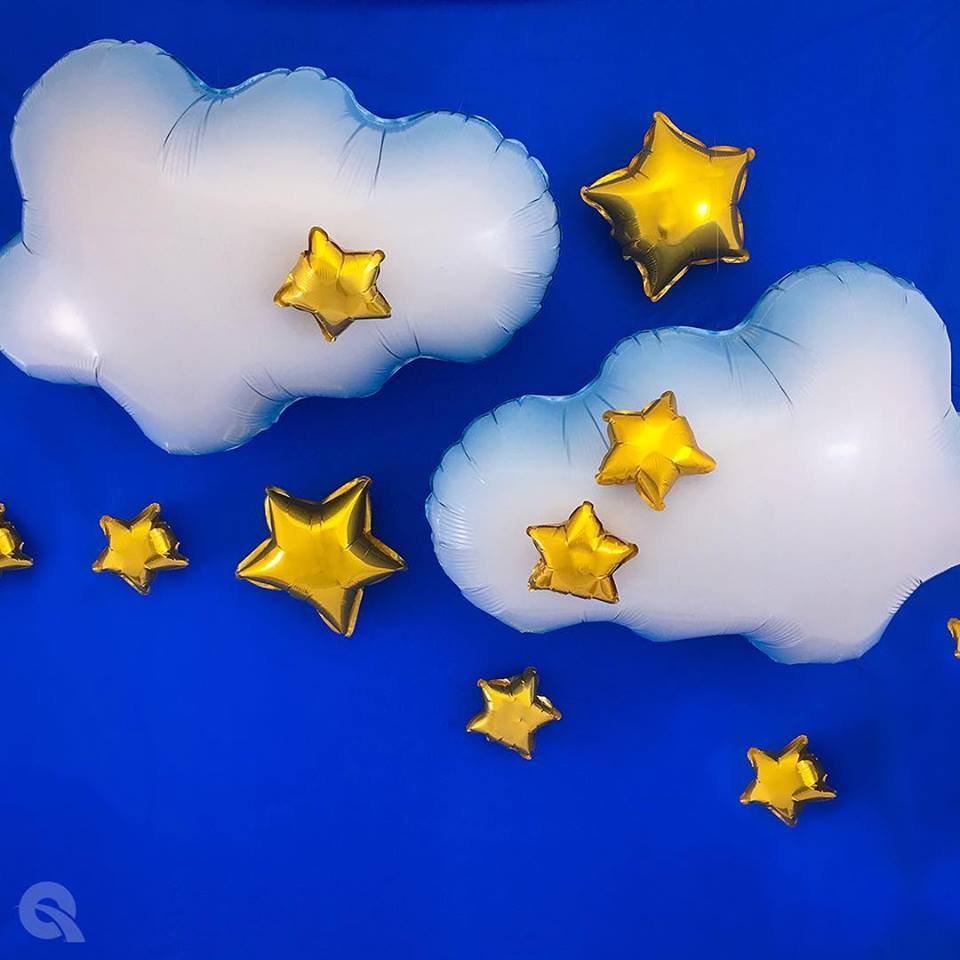 Puffy Cloud 30″ Foil Balloon