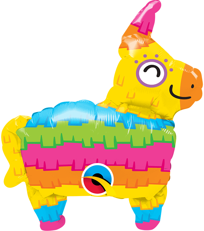 Qualatex Mylar & Foil Rainbow Piñata 14″ Balloon (requires heat-sealing)