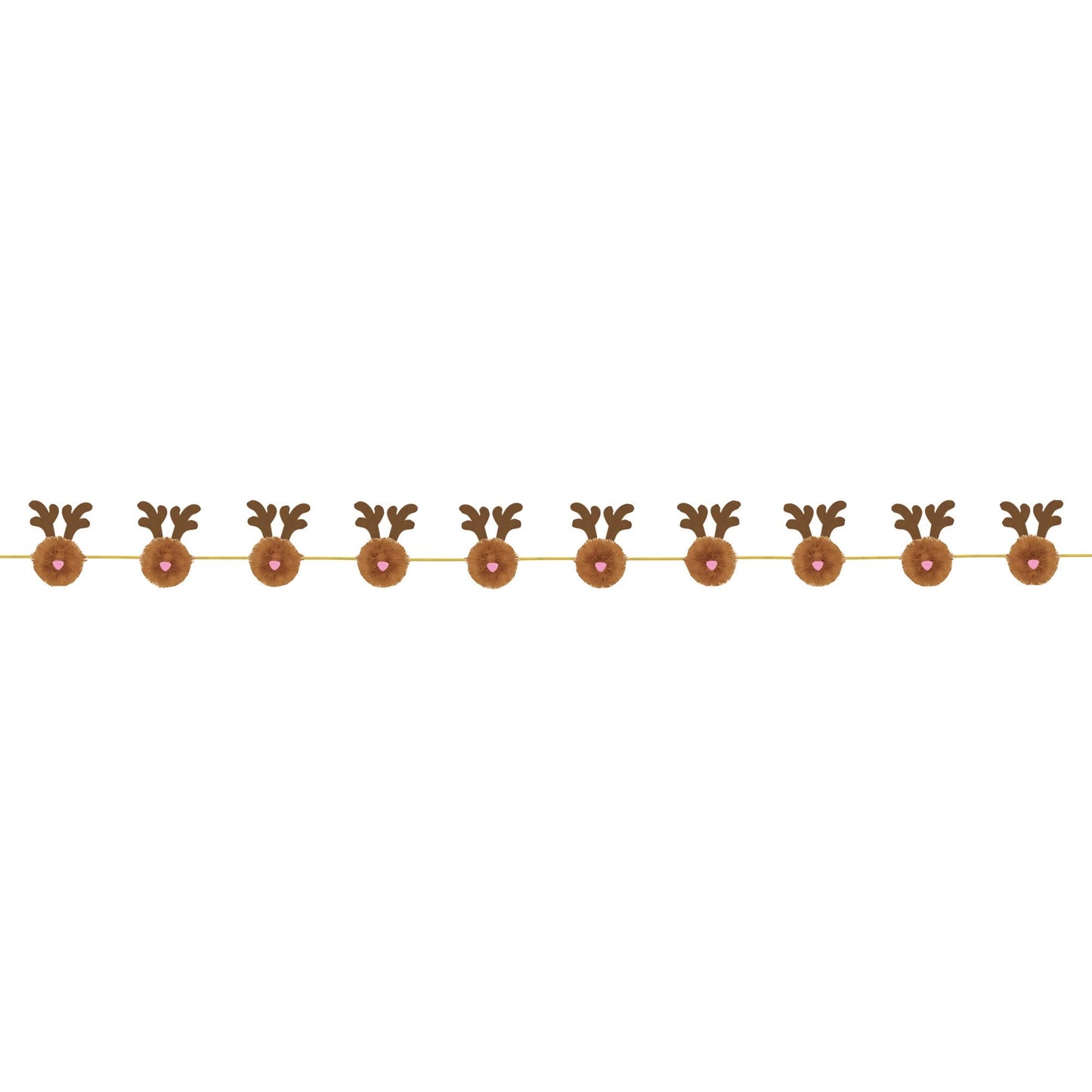 Reindeer Pompon Garland by Amscan from Instaballoons