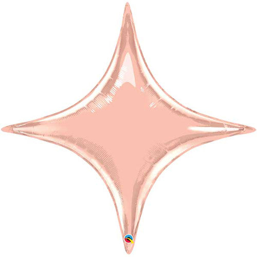 Rose Gold Starpoint 20″ Foil Balloon by Qualatex from Instaballoons