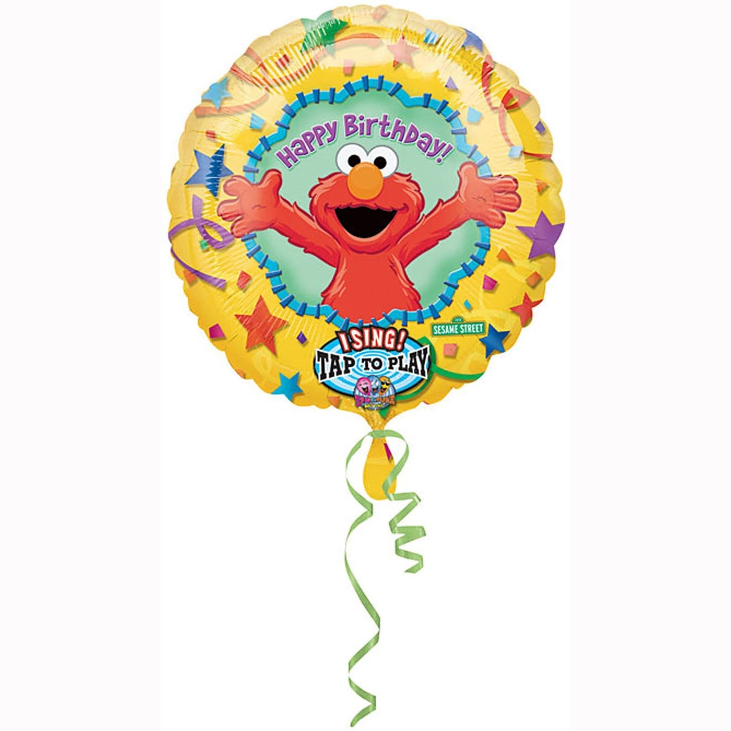 S-A-T Elmo Happy Birthday 28″ Foil Balloon by Anagram from Instaballoons