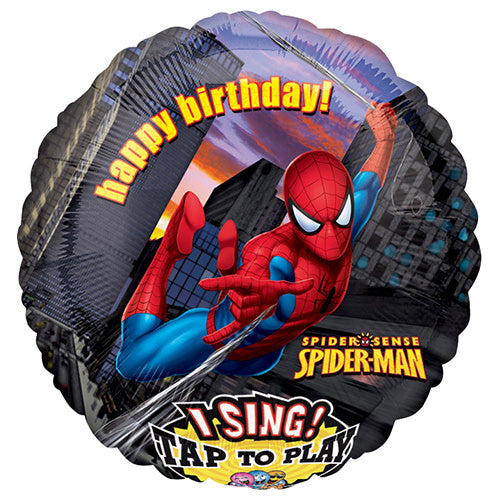 S-A-T Spider-Man Birthday 28″ Foil Balloon by Anagram from Instaballoons