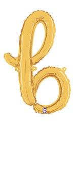 Script Letter B - Gold - Betallic
