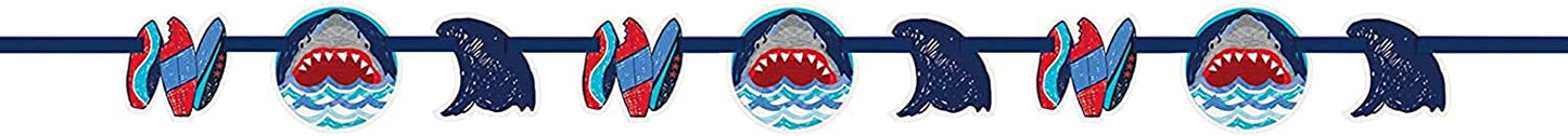 Shark Surf Banner 5′