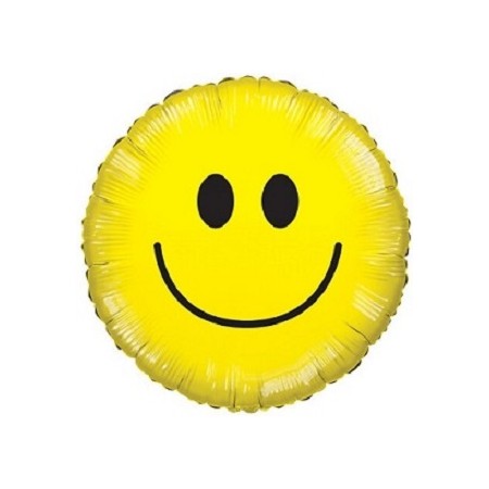Smiley Face 17″ Foil Balloon by Convergram from Instaballoons