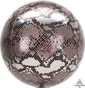 SNAKE SKIN PRINT ORBZ Foil Balloon - Anagram