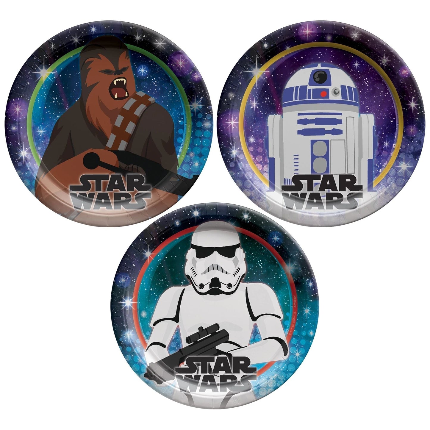 7" Paper Plates - Star Warsª Galaxy of Adventures (8ct) - Amscan