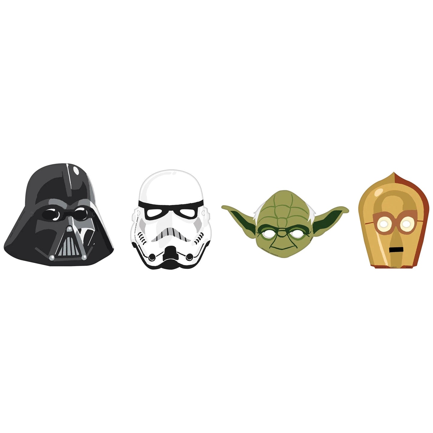 Star Wars Galaxy of Adventures Paper Masks by Amscan from Instaballoons