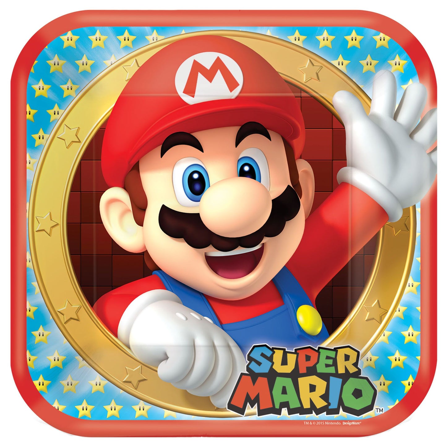 9" Paper Plates - Super Mario Brothersª (8ct) - Amscan