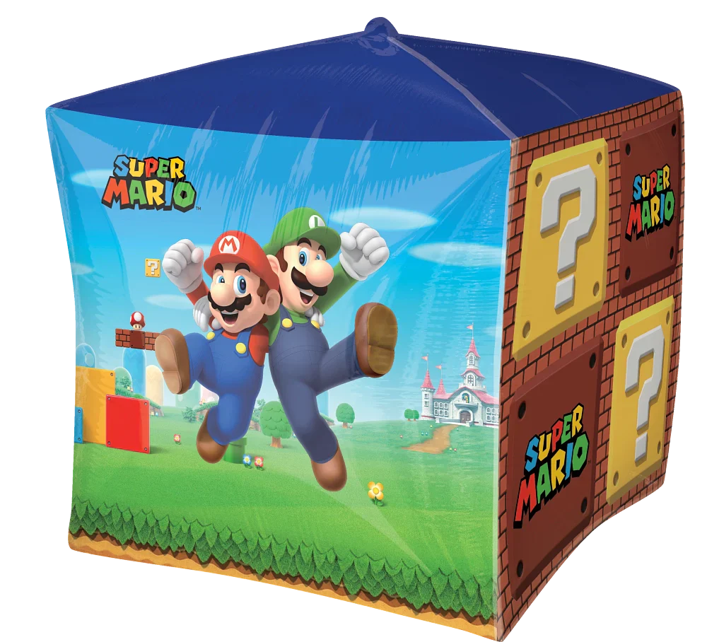 Super Mario Nintendo Cubez 15″ Foil Balloon by Anagram from Instaballoons